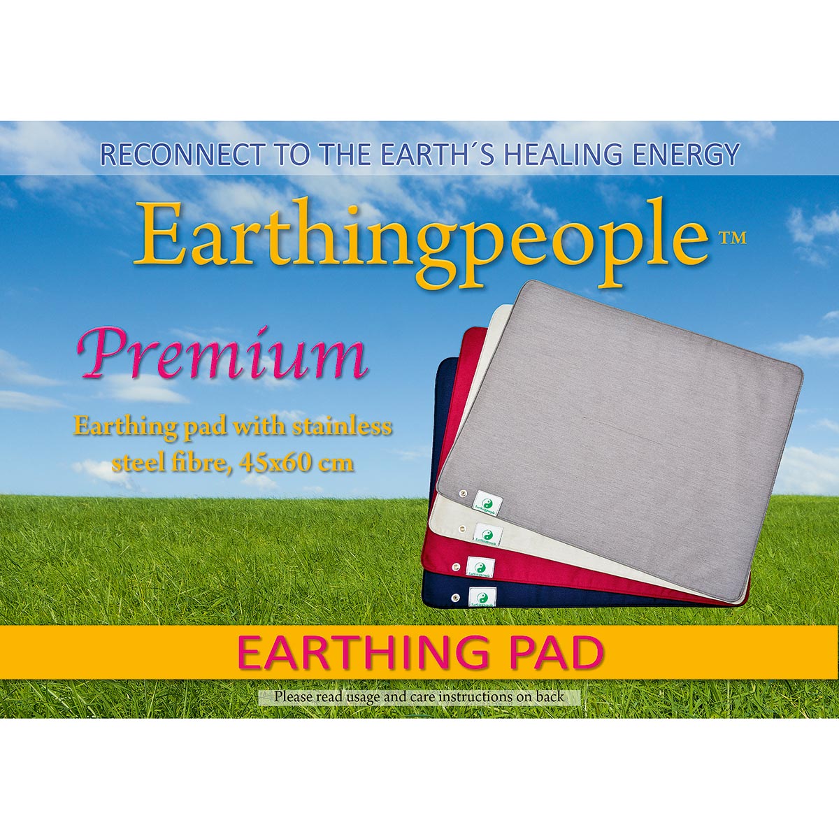 Premium jordningsdyna, 45x60 cm