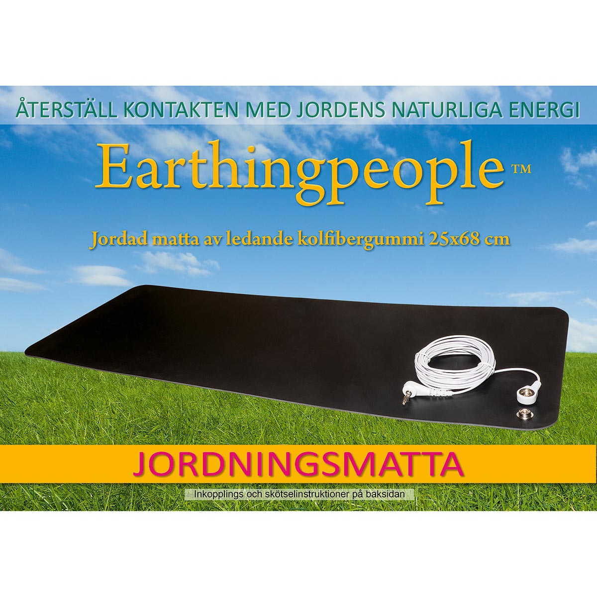 Earthing mat, 25x68 cm